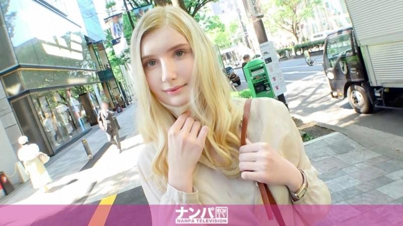 200GANA-2491 - Seriously flirty, first shot.  - 1641 A genuine blond Caucasian beauty walking gallantly in Omotesando!  - When I gently touch her ear, I get a dumbfounded expression... I wonder if I'm weak against pushing, showing off my white naked 