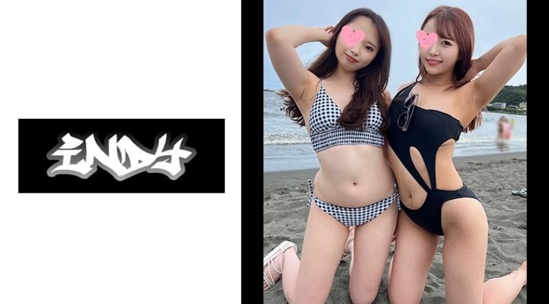 534IND-111 - [Personal shooting] Gonzo with a pair of swimsuit beauties who succeeded in picking up girls on the island *Gachiriaru 3P video leaked